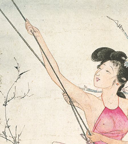 安丘-胡也佛的仕女画和最知名的金瓶梅秘戏图